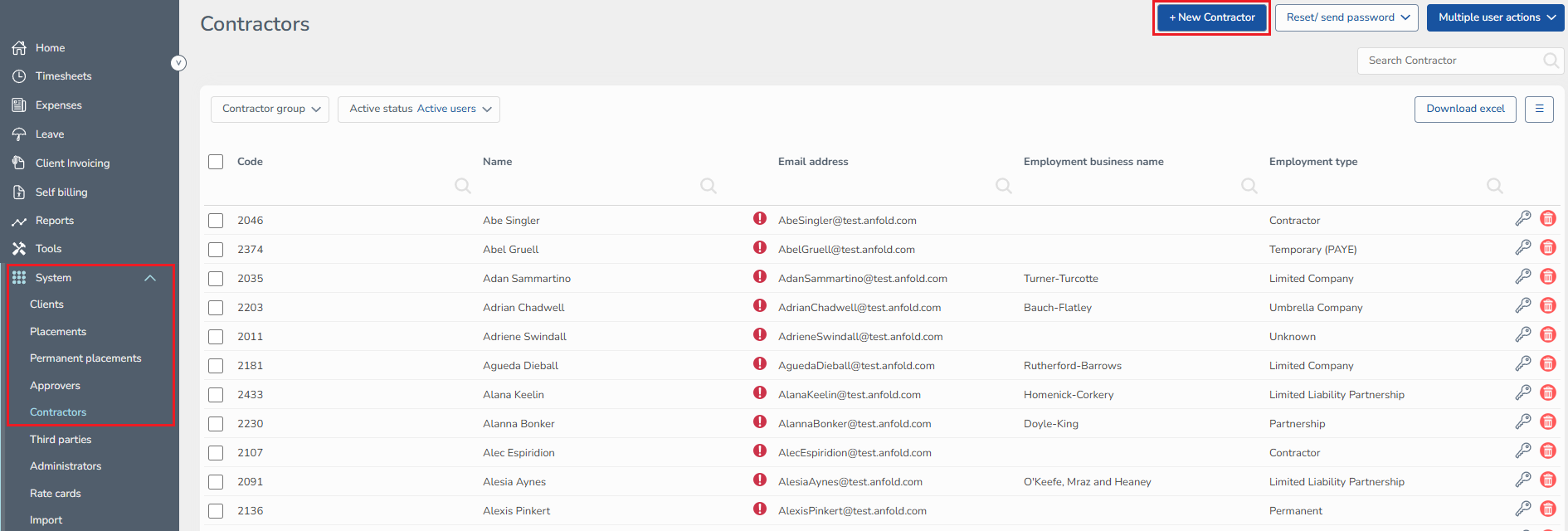 Timesheet Portal: User guide